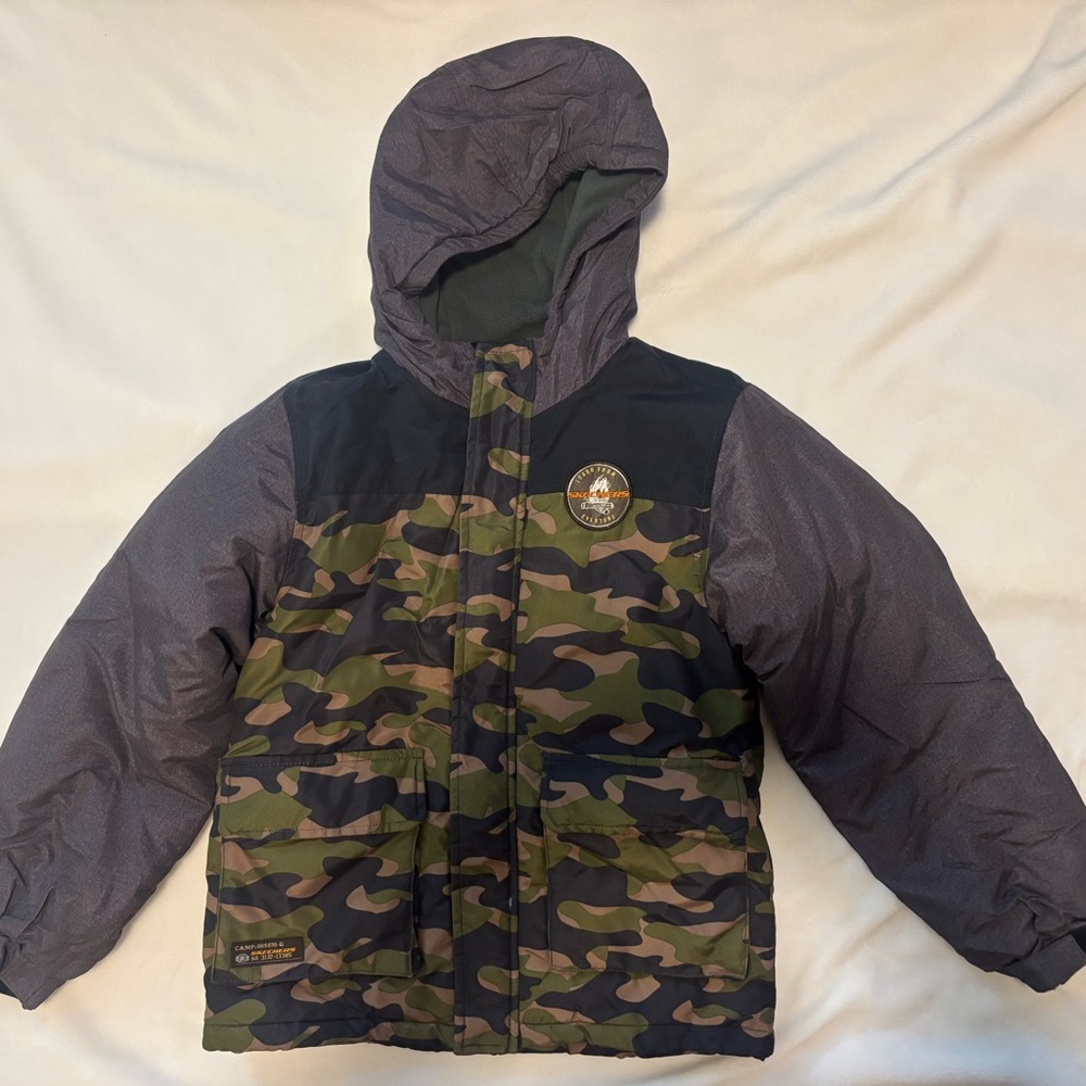 Camo Hooded Jacket